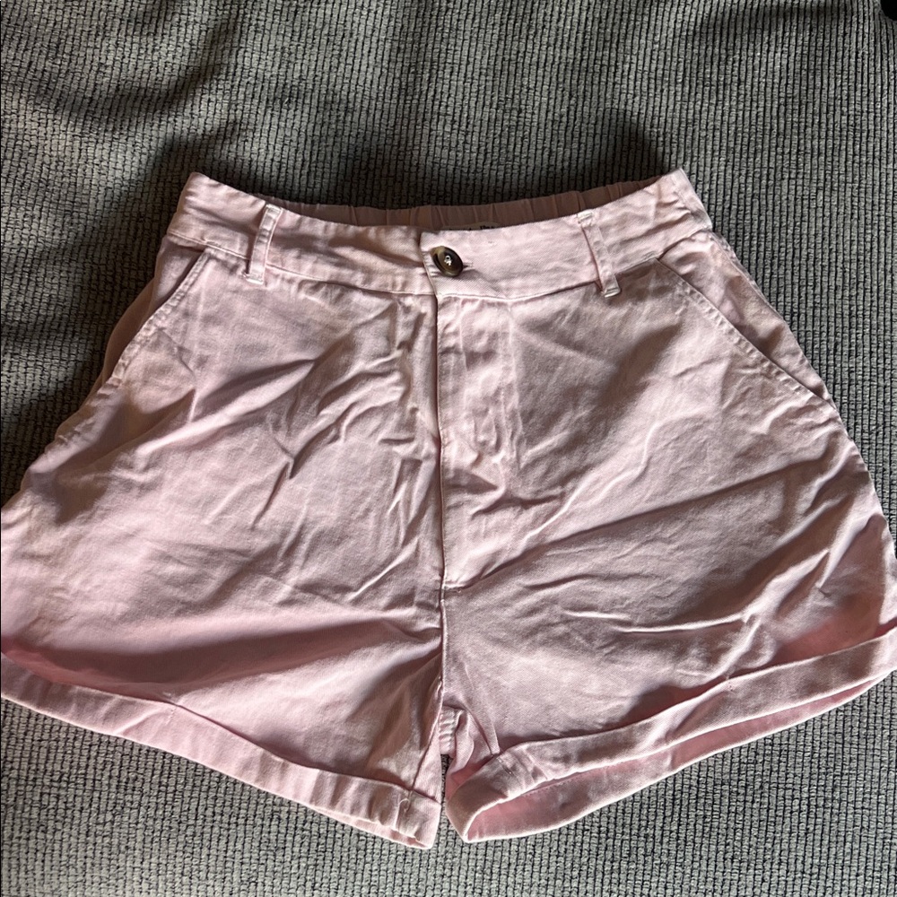 Billabong Light Pink High Waist Women's Shorts
